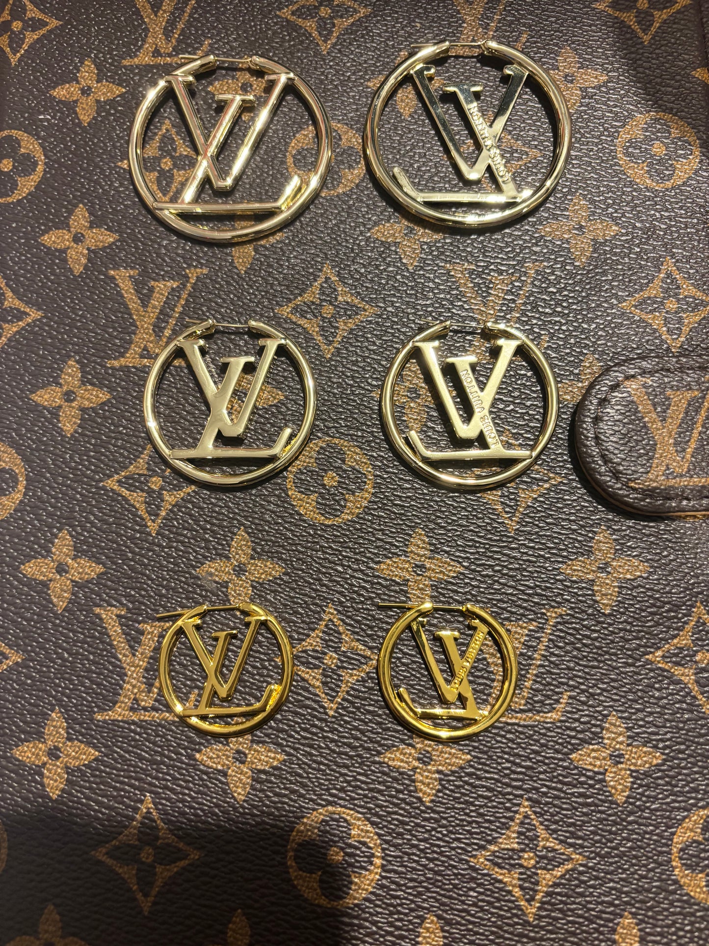 Gold Glam Hoops