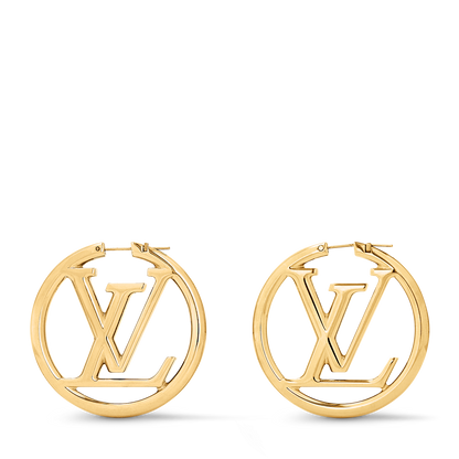 Gold Glam Hoops